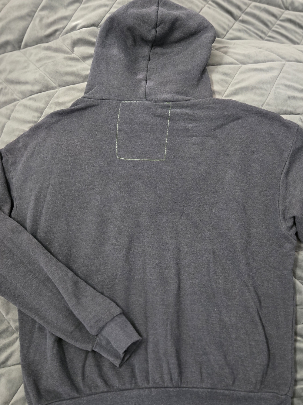 Aviator Nation Charcoal Crewneck Set with Neutral Stripe, SM top & LG bottom - Picture 4 of 7